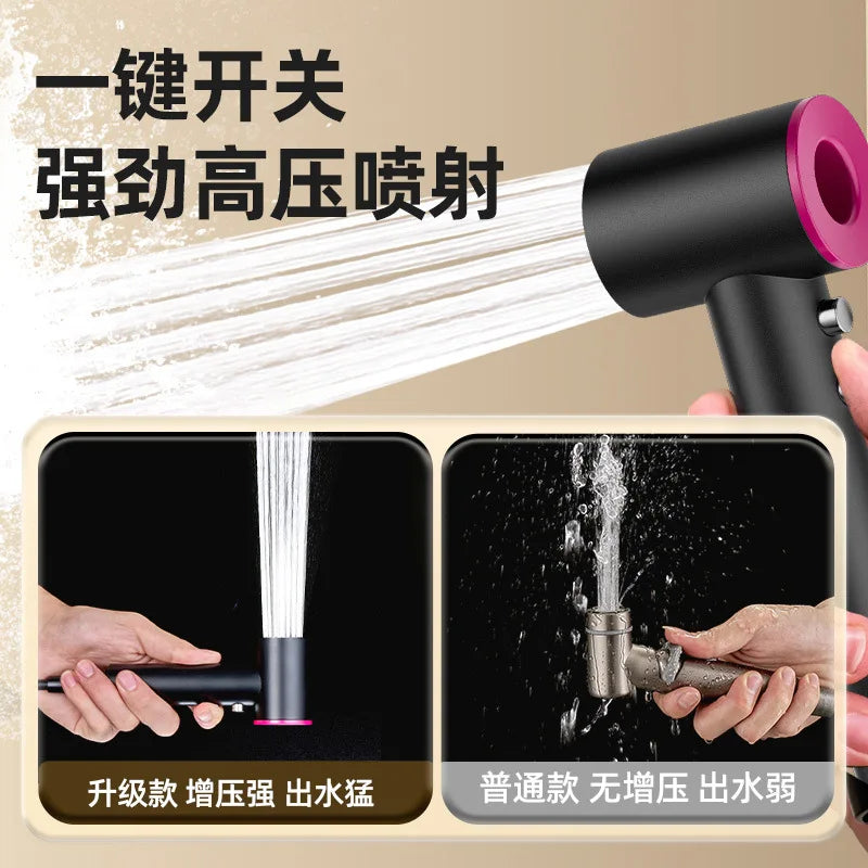 New Bathroom Spray Gun Shower 2 Mode Handheld Bidet Sprayer Set Handheld Toilet Bidet Faucet Sprayer Shower Nozzle Self Cleaning