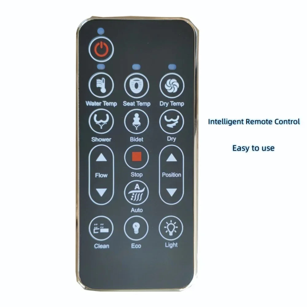 Intelligent Remote Control Toilet Lid Dryer, Smart Heated Bidet Toilet Seat ,With  Warm Air Dryer, Smart Constant Temperature