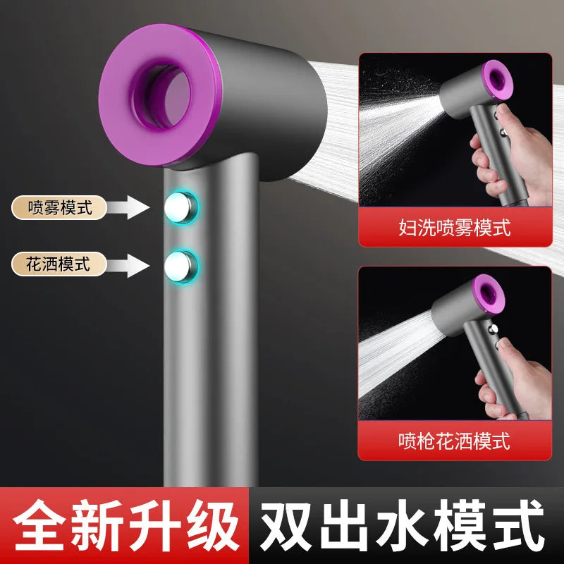 New Bathroom Spray Gun Shower 2 Mode Handheld Bidet Sprayer Set Handheld Toilet Bidet Faucet Sprayer Shower Nozzle Self Cleaning