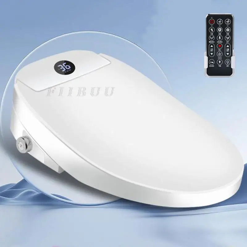 Multifunctional Smart Toilet Seat Cover Toilet Seat Lid Warm Air Drying Night Light Seat Heating Instant heating Remote Control