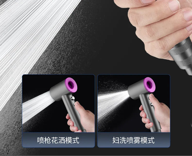 New Bathroom Spray Gun Shower 2 Mode Handheld Bidet Sprayer Set Handheld Toilet Bidet Faucet Sprayer Shower Nozzle Self Cleaning