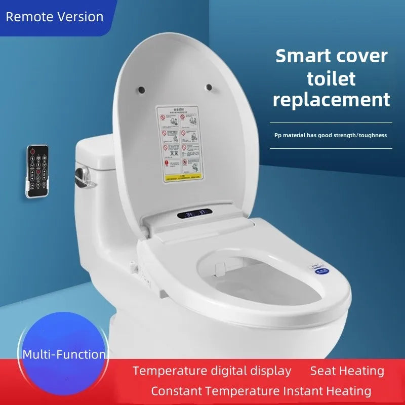 Intelligent Remote Control Toilet Lid Dryer, Smart Heated Bidet Toilet Seat ,With  Warm Air Dryer, Smart Constant Temperature