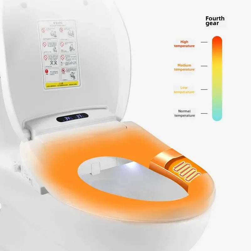 Intelligent Remote Control Toilet Lid Dryer, Smart Heated Bidet Toilet Seat ,With  Warm Air Dryer, Smart Constant Temperature