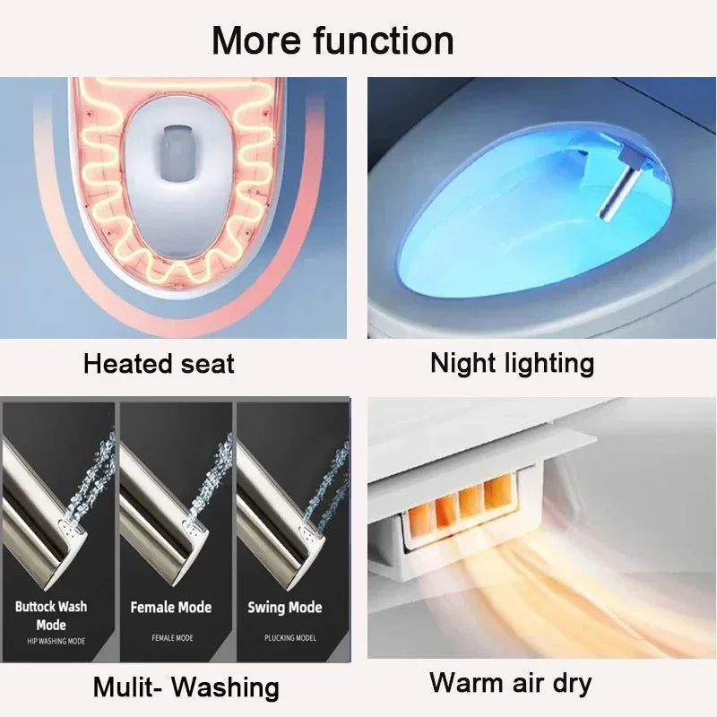 Smart Bidet Heated Toilet Electric Cuvette Japonaise Tapa Bidet Para Inodoro Heated Toilet Lid Vater Japones Inteligente Heated