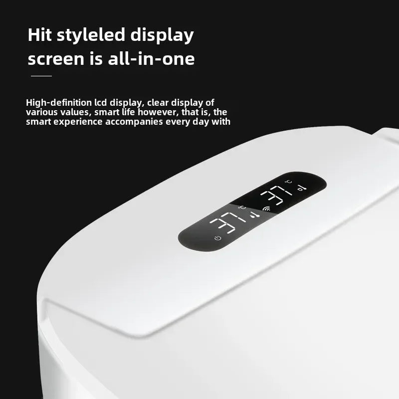 Intelligent Remote Control Toilet Lid Dryer, Smart Heated Bidet Toilet Seat ,With  Warm Air Dryer, Smart Constant Temperature