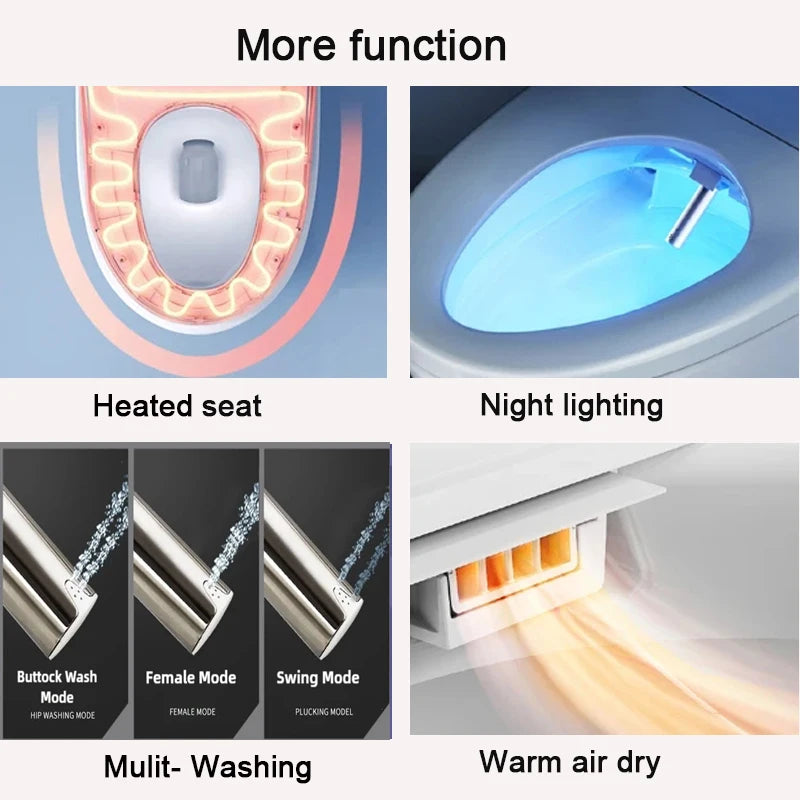 Smart Bidet Heated Toilet Electric Cuvette Japonaise Tapa Bidet Para Inodoro Heated Toilet Lid Vater Japones Inteligente Heated